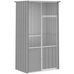 vidaXL Ptačí klec 115 x 78 x 200 cm pozinkovaná ocel – Zbozi.Blesk.cz