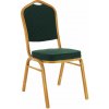 Jídelní židle Kondela Zina 3 New zelená / zlatá
