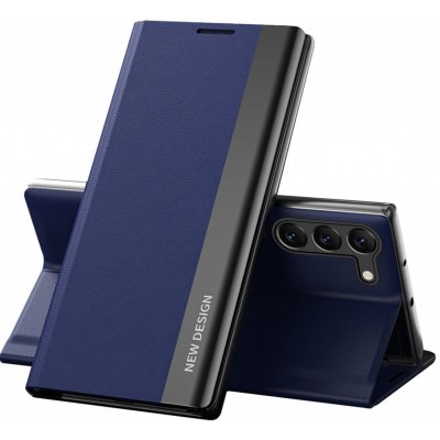 Pouzdro Beweare Sleep Flip SView Cover Samsung Galaxy S23 Plus - modré
