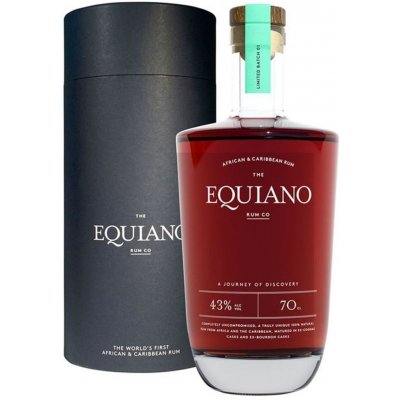 Equiano Rum 43% 0,7 l (karton) – Zboží Mobilmania