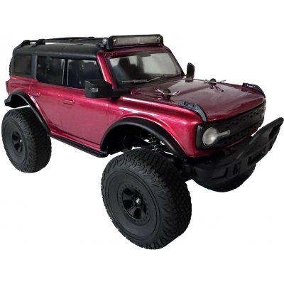 Varant Crawler 4WD RTR, portály, 2st. převodovka, LED, vínová metalíza 1:18 – Sleviste.cz