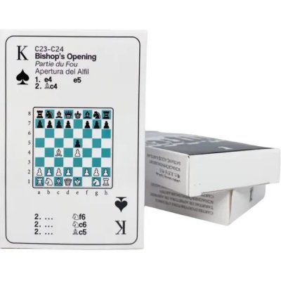 Hrací karty – Šachové zahájení – Zboží Dáma