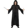 Karnevalový kostým Čarodějnický černý plášť s kapucí