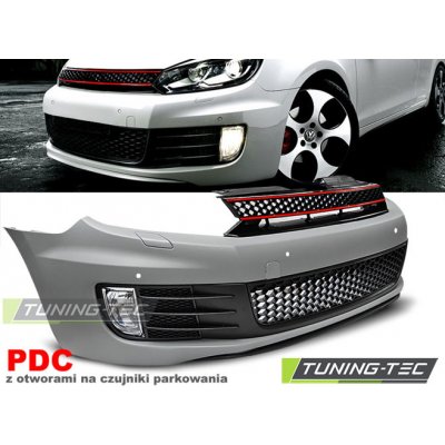 Přední nárazník + mlhovky VW Golf VI / 6 08- GTI look, PDC – Zboží Mobilmania