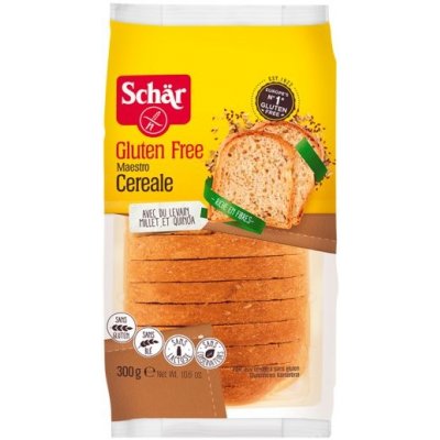 Schär Maestro Cereale chléb vícezrnný bez lepku krájený 300 g – Zboží Dáma