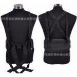 Pásek Combat Zone Tactical bojový s molle vazbou Černý – Hledejceny.cz