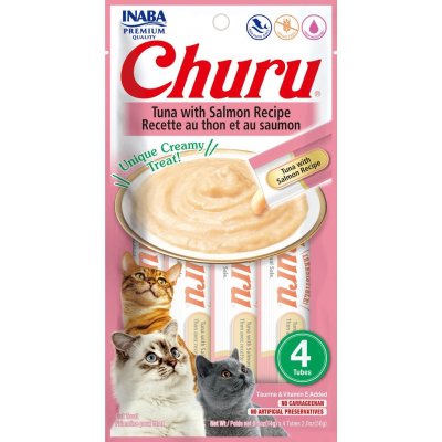 Churu Cat Purée Tuna with Salmon 4 x 14 g – Zbozi.Blesk.cz