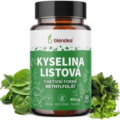 Blendea Blendea Kyselina listová Methylfolát 60 kapslí – Hledejceny.cz