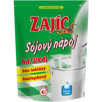 Zajíc nápoj sojový Natural 400 g – Sleviste.cz