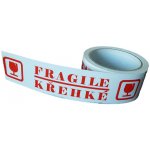 Czechobal s.r.o. Lepicí páska křehké červená 48 mm x 54m – Zboží Živě