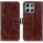 VSECHNONAMOBIL RETRO obal Motorola Moto G86 Power hnědý 126714 – Zboží Živě