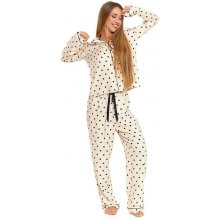 Beatrix dámské pyžamo s puntíky bílé