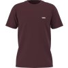 Pánské Tričko Vans MN LEFT CHEST LOGO T burgundy