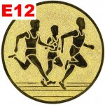 Emblém E12 BĚŽCI umístění na sportovní pohár nebo medaili 50 mm – Hledejceny.cz