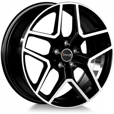 Avus Racing AC-519 7x17 5x114,3 ET35 black polished – Hledejceny.cz