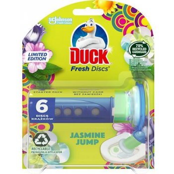 Duck Fresh Discs Jasmine Jump WC gel pro hygienickou čistotu a svěžest Vaší toalety 36 ml