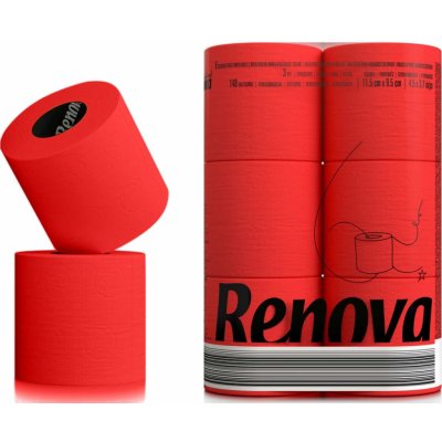 RENOVA Black Label červený 3-vrstvý 6 ks – Hledejceny.cz