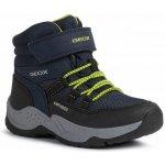 Geox kotníková obuv J Sentiero B.B Abx C J26FSC 0FUCE C0479 navy/lime – Sleviste.cz