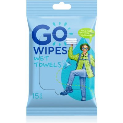 GoWipes Wet Towels osvěžující vlhčené ubrousky 15 ks – Hledejceny.cz