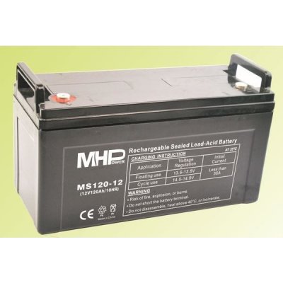 MHPower Pb akumulátor VRLA AGM 12V/120Ah (MS120-12; MS120-12 – Zboží Mobilmania