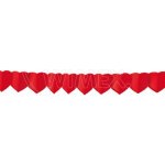Papírová girlanda Srdce O18cm x 4m [ ] – Zbozi.Blesk.cz