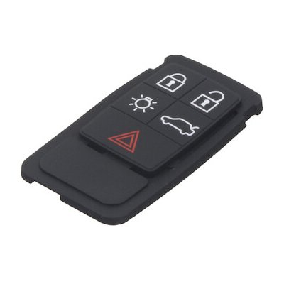 Náhradní tlačítka klíče pro Volvo, 5-tlačítkový, 48VO106 | Zboží Auto