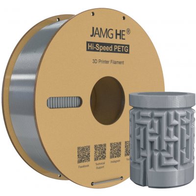 Jamghe PETG 1,75 mm 1000 g stříbrný – Zboží Živě