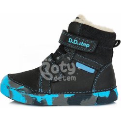 D.D.Step zimní kožené boty W068-363B