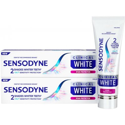 Sensodyne Clinical White Stain Protector 2 × 75 ml – Hledejceny.cz