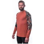 Sensor Merino IMPRESS pánské triko dlouhý rukáv terracotta/rush – Sleviste.cz