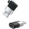 Adaptér a redukce k mobilu XO NB149 A microUSB na USB-C černý