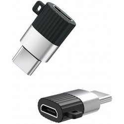 XO NB149 A microUSB na USB-C černý