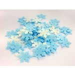 Vločky z jedlého papíru bílo-modré 50ks – Zboží Dáma