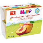 HiPP BIO Jablka s broskvemi 4 x 100 g – Sleviste.cz