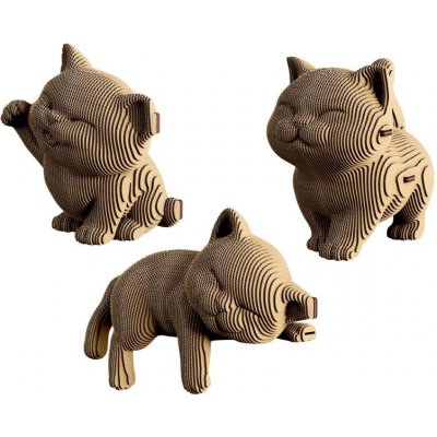 Cartonic 3D puzzle KITTENS TRIO 3v1 254 ks – Zboží Dáma