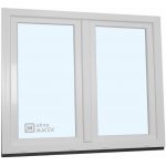 KNIPPING Plastové okno - 70 AD, 1500x1200 mm, O+OS klapačka, bílá – Zboží Mobilmania