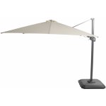 Hartman Slunečník s boční nohou a křížovým podstavcem Shadowflex T2 čtvercový- 300x300 cm Natural – Hledejceny.cz