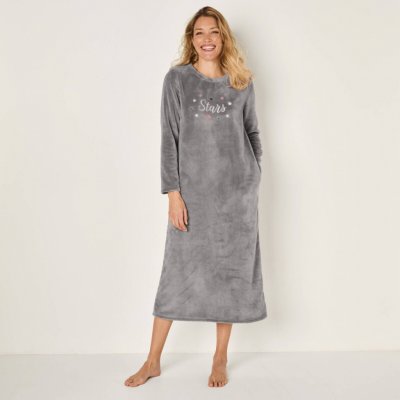 Fleecová košile hebká na dotek šedá – Zbozi.Blesk.cz