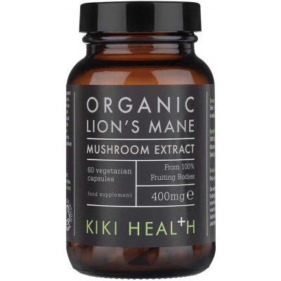 KIKI Health Lion's Mane's Extract Organic 400 mg 60 kapslí – Hledejceny.cz