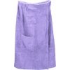 Ručník A&R Dámský saunový kilt na suchý zip Velcro 400 g/m fialová světlá 85 x 150 cm