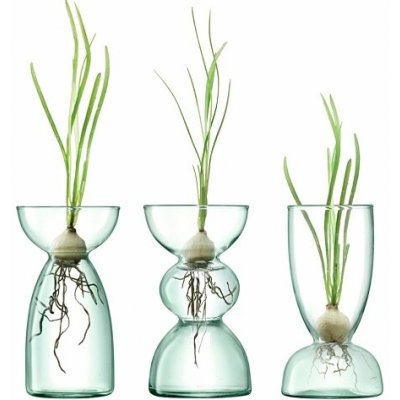 LSA International Sada váz Canopy, výška 13 cm, čirá - – Zboží Dáma