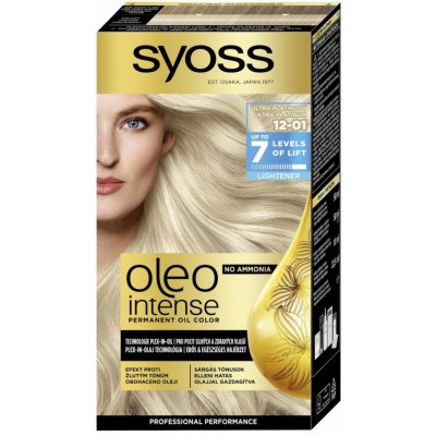 Syoss Oleo Intense ultra platinový 12-01 – Zboží Mobilmania