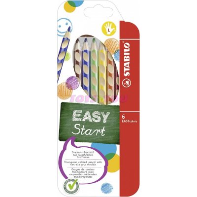 Stabilo 331/6 EASYcolors pro leváky 6 ks – Zboží Mobilmania