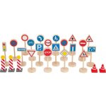 Small Foot Dopravní značky sada 25 dílů – Zboží Dáma