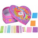 Mikro trading Unicorn Sada lepení barevných kamínků na šperkovnici 13 x 12,5 cm – Hledejceny.cz