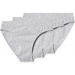esmara Dámské kalhotky s BIO bavlnou 3 kusy šedá – Zboží Dáma