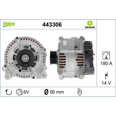 Alternátor VALEO 443306 – Zboží Mobilmania