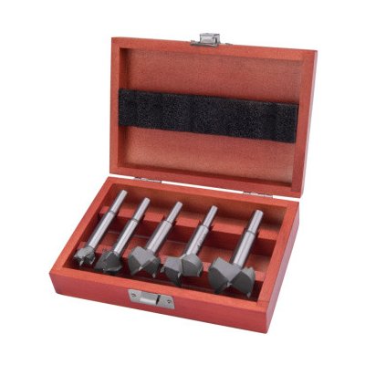 Extol Premium frézy-sukovníky do dřeva, sada 5ks s SK plátky, O 15-20-25-30-35mm, stopka 8-10mm 8802030 – Zboží Dáma