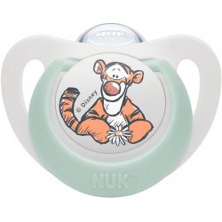 Nuk silikon šidítko Star Disney Tiger bílá