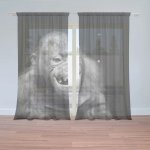 Sablio Záclony Orangutan: 2ks 150x250cm – Zboží Mobilmania